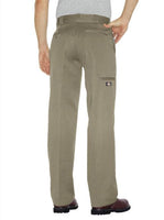 Loose fit double knee dickies pants khaki color style 85283 - Destination Store