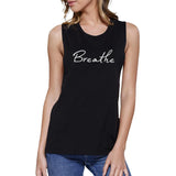 Breath Muscle Tee Work Out Sleeveless Shirt Cute Yoga T-shirt - Destination Store