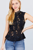 Sleeveless lace trim - Destination Store