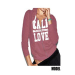 Pink Cali Love Girl's Zip-up Sweater - Destination Store