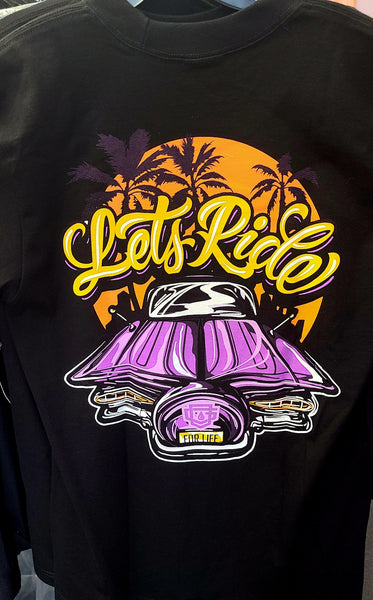 Let us ride - Felix the Cat - short sleeve  T-shirt - Destination Store